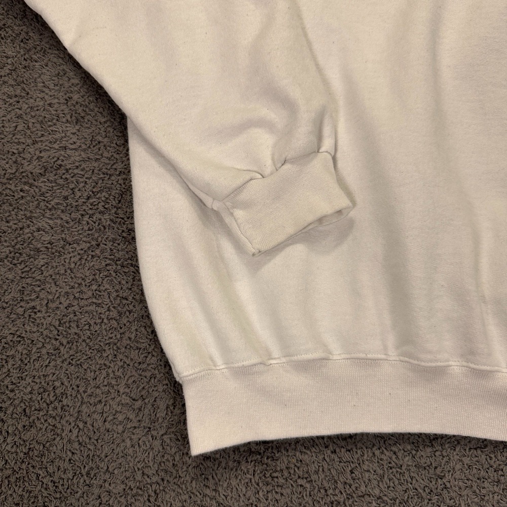 Vtg Arkansas Razorbacks Alpha Gamma Sweatshirt Adult Extra Large White Hogs NCAA - Picture 5 of 11